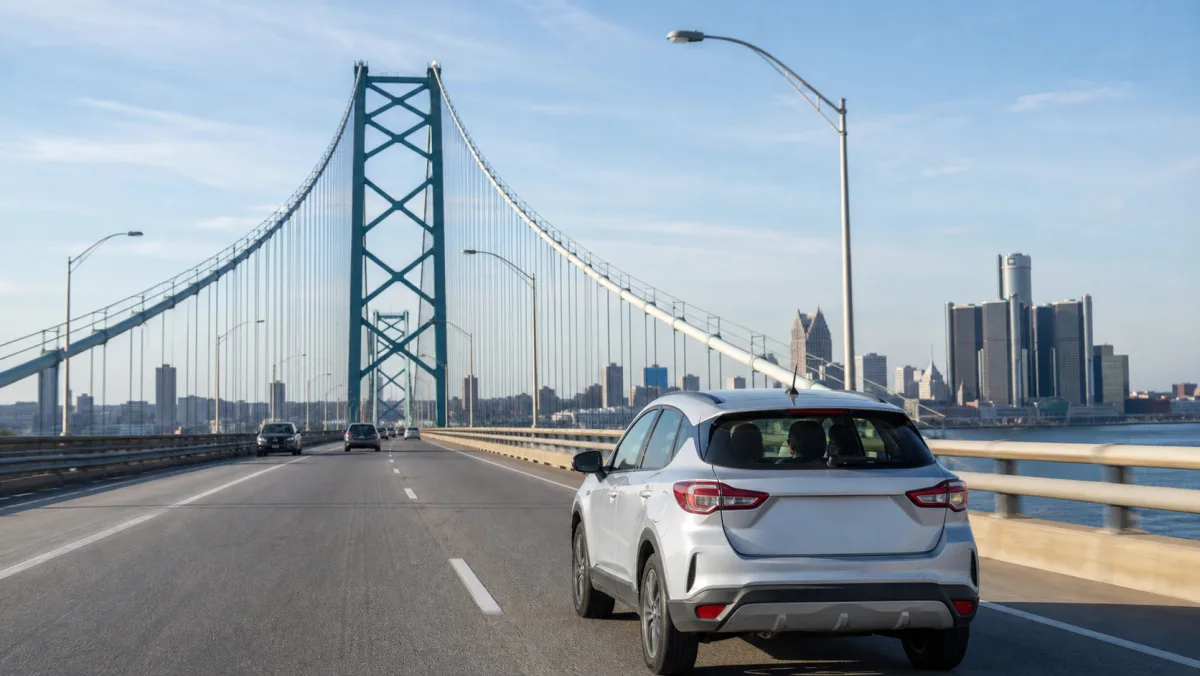 Windsor visitors planning a drive from the Ambassador Bridge to Range 313 in Lincoln Park
