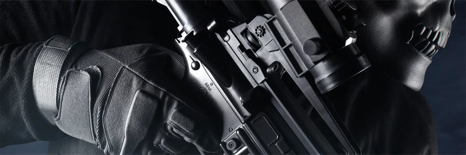 Detailed firearm equipment