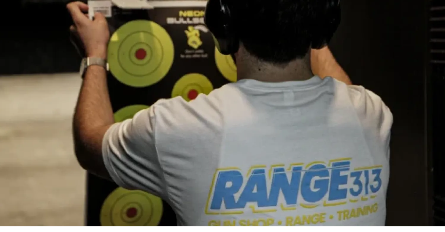 Indoor shooting range lane